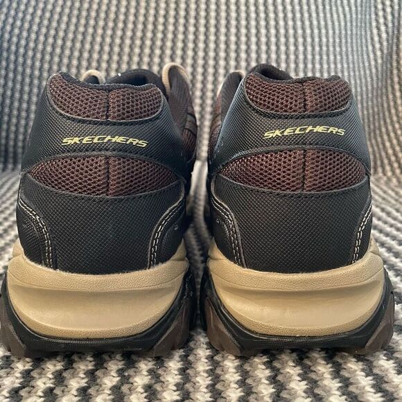 Skechers Brown and Black Athletic Shoes - Picture 7 of 11